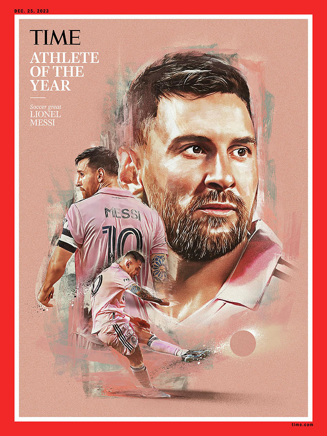 Athlete of the Year-Lionel Messi Photograph by Neil Jamieson for Time