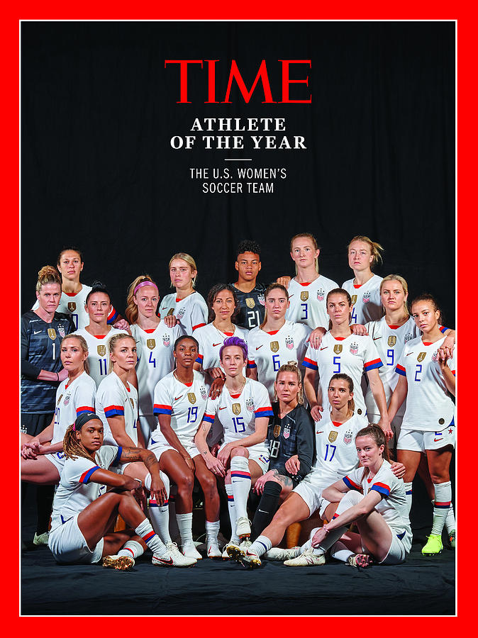 Sports Photograph - 2019 Athlete of the Year - US Womens Soccer Team by Photograph by Cait Oppermann for TIME