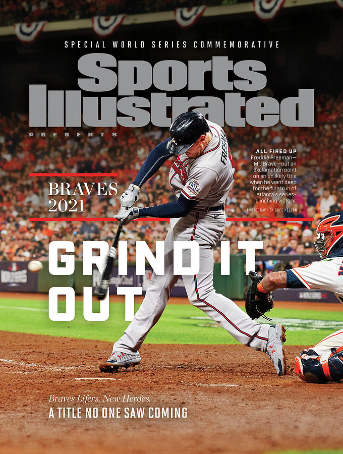 Published Photograph - Atlanta Braves, 2021 World Series Commemorative Issue Cover by Sports Illustrated