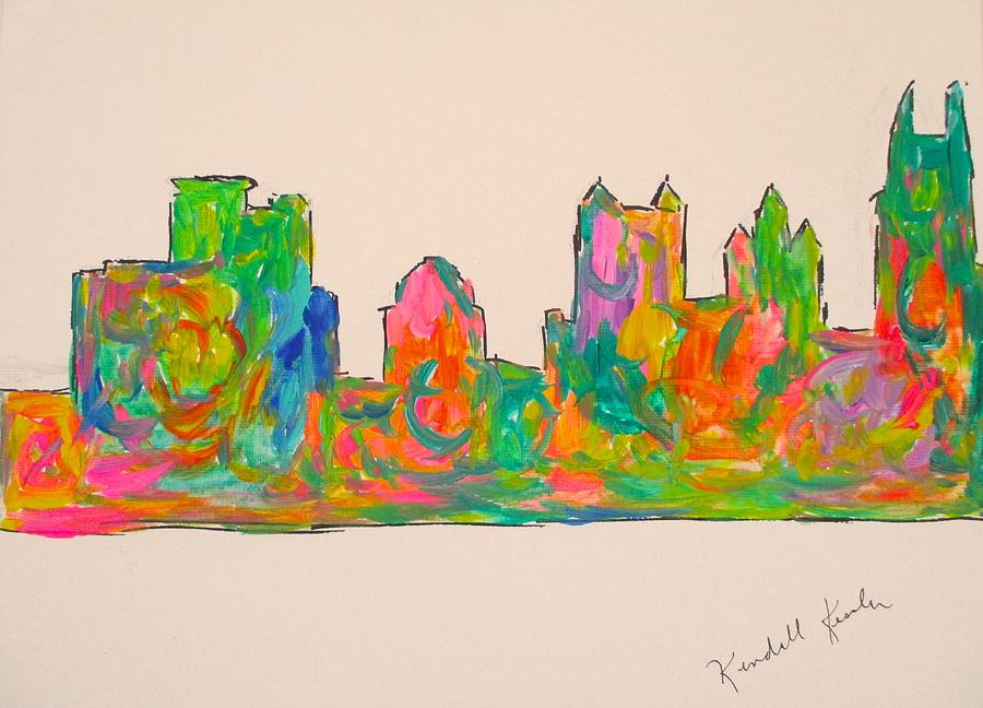 Atlanta Color Dream Painting by Kendall Kessler