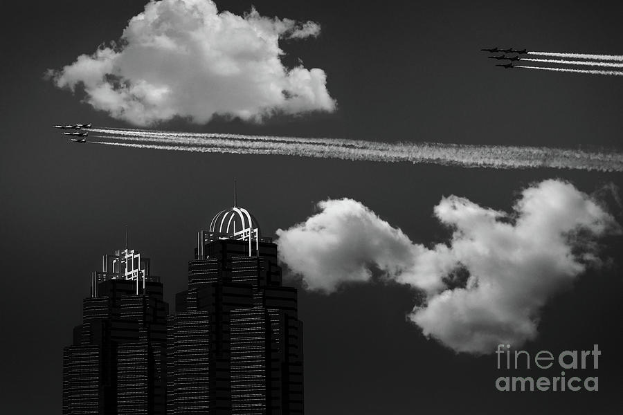 Atlanta Flyover Photograph by Doug Sturgess
