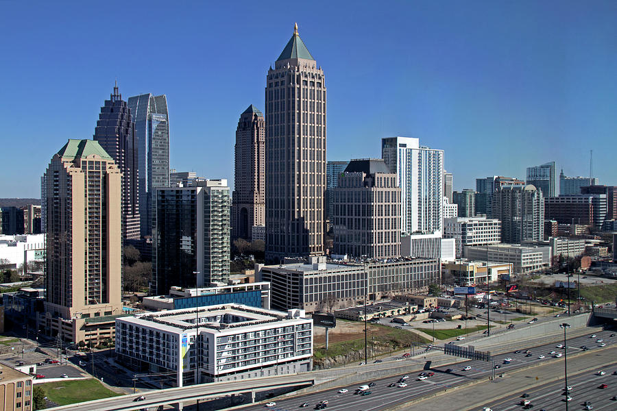 Atlanta, Ga. Midtown Photograph by Richard Krebs