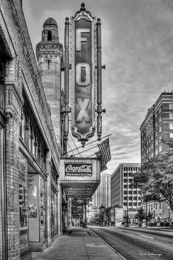 Egyptian Architecture Photograph - Atlanta GA The Fabulous Fox Theatre BW Architectural Art by Reid Callaway