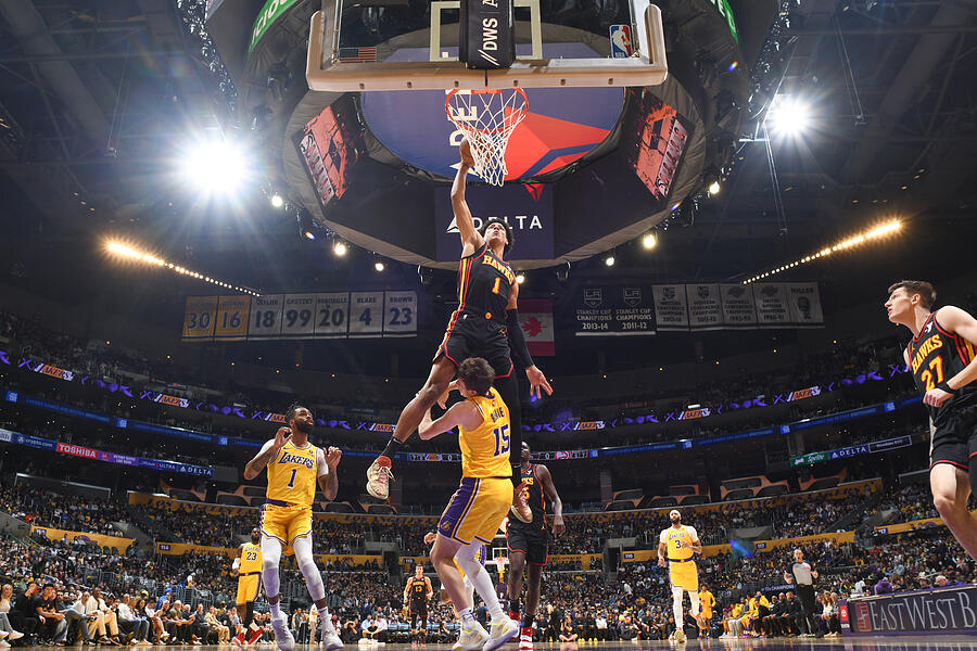 Atlanta Hawks v Los Angeles Lakers Photograph by Adam Pantozzi