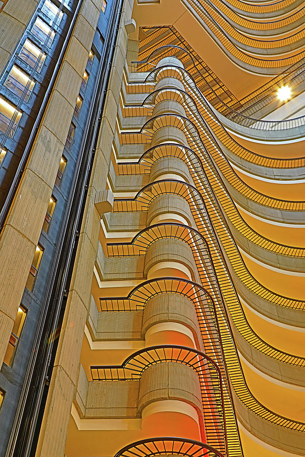 Atlanta Marriott Marquis Hotel Atrium 2 Photograph by Richard Krebs