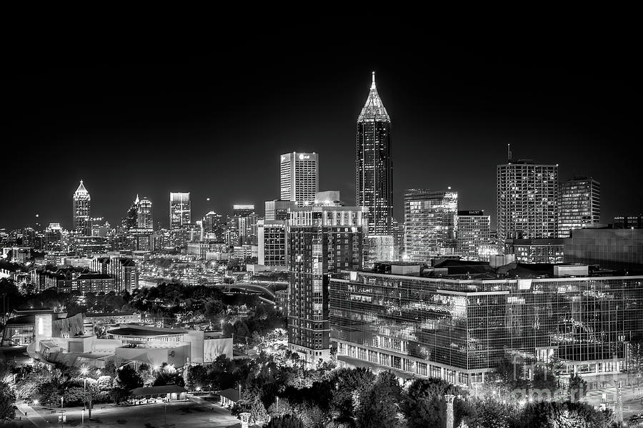 Atlanta Omni Skyline Photograph by Doug Sturgess