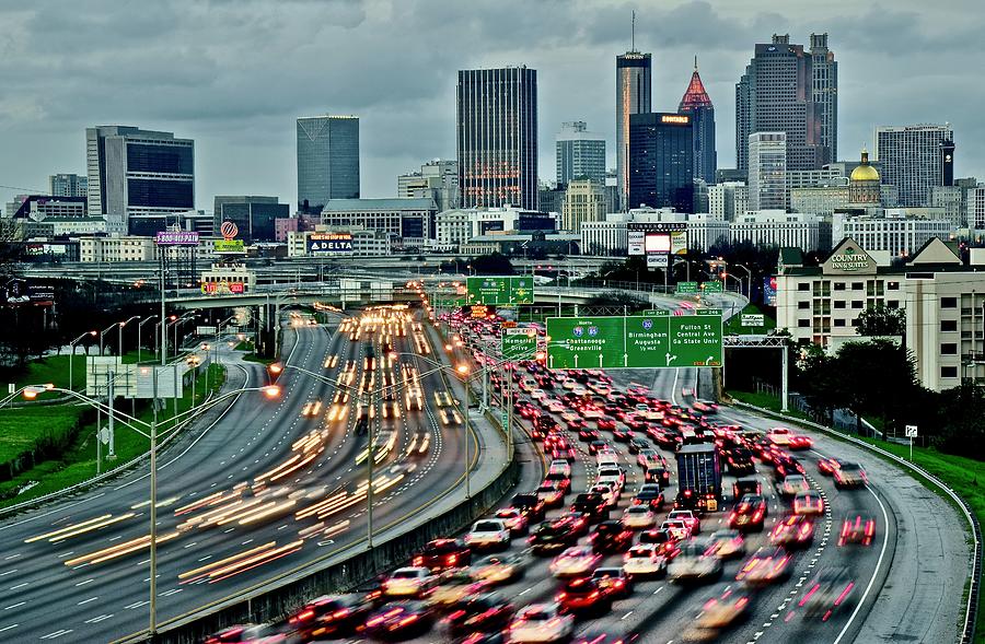 Atlanta on the Move Photograph by Frozen in Time Fine Art Photography