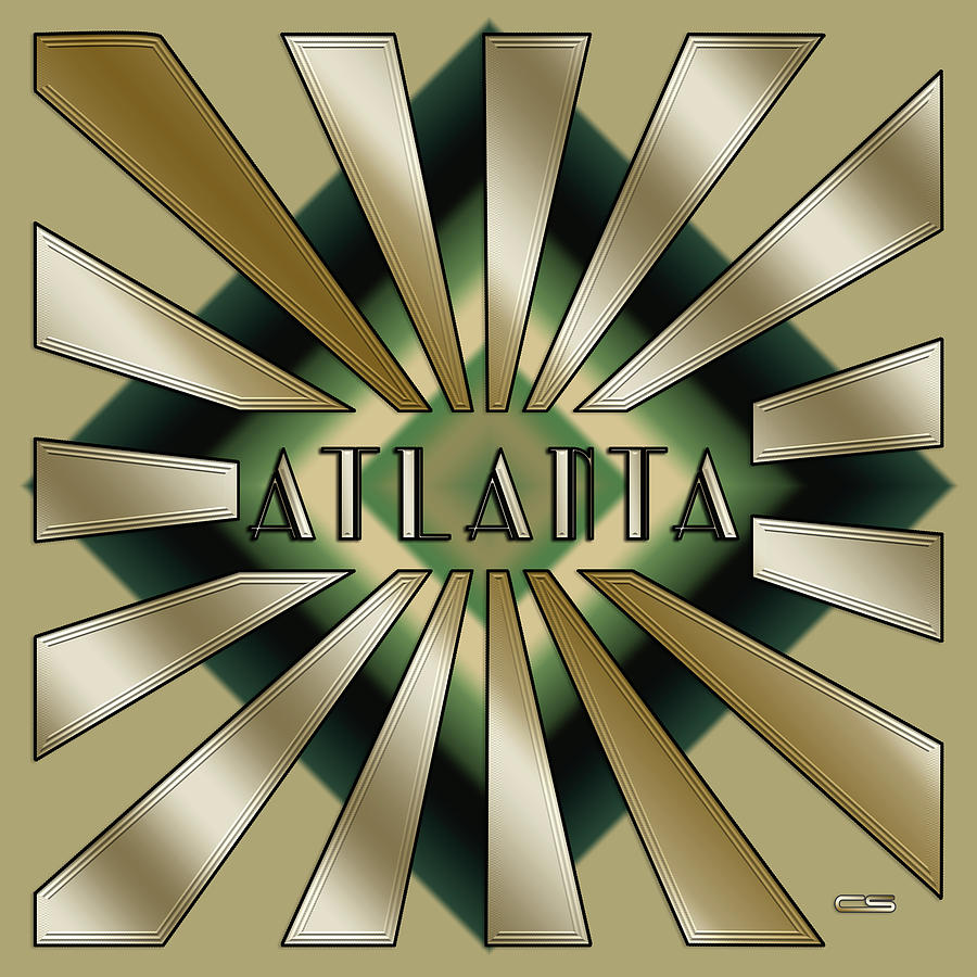 Atlanta Rays Digital Art by Chuck Staley