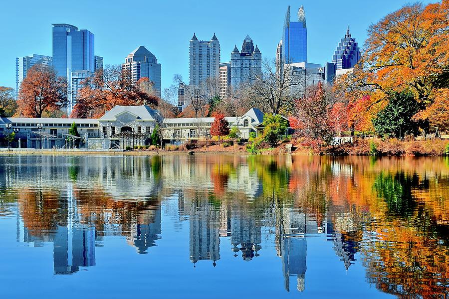 Atlanta Photograph - Atlanta Reflected by Frozen in Time Fine Art Photography