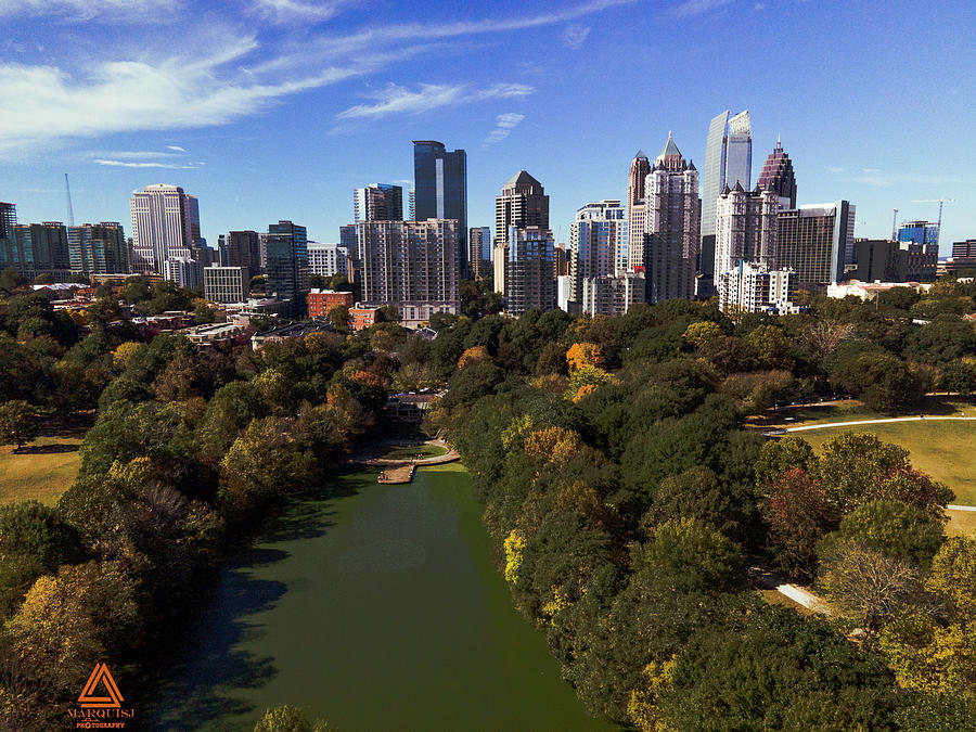 Atlanta Skyline Photograph By Marquis Jones - Fine Art America