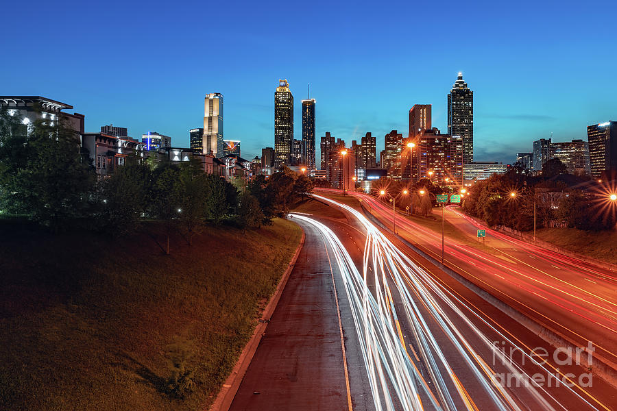 Atlanta Skyline Photograph by Tom Watkins PVminer pixs