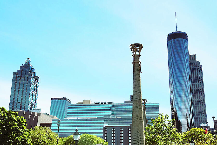 Atlanta View from the Park Photograph by Michael VanPatten - Fine Art ...