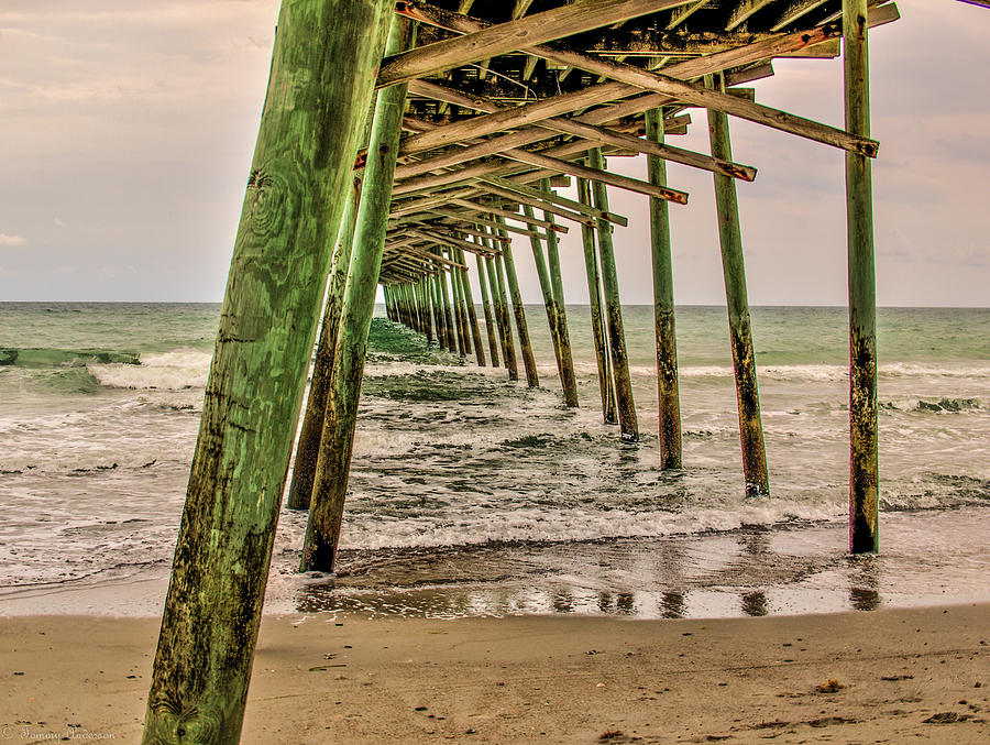 Atlantic Beach NC Pier Photograph by Tommy Anderson | Fine Art America