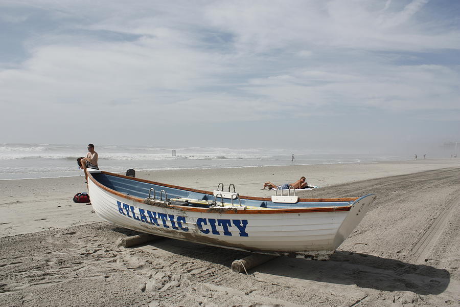 Atlantic City Beach Photograph by Ann Murphy