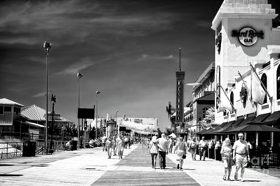 Atlantic City Boardwalk Days in New Jersey Photograph by John Rizzuto