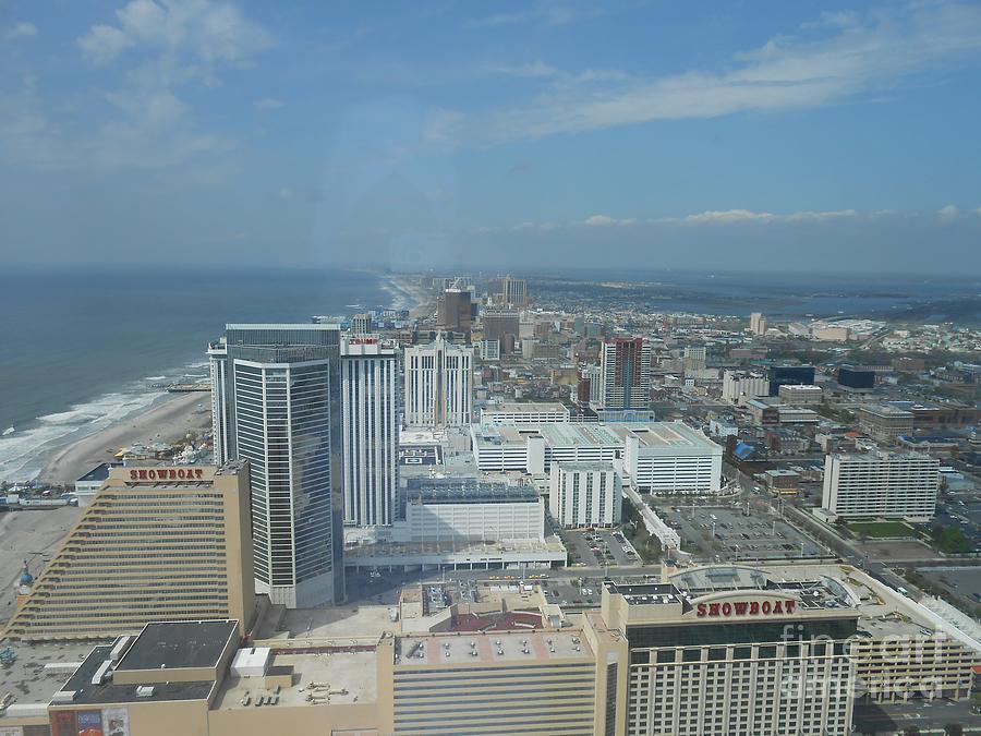 Atlantic City Coastline And Casinos Photograph by John Telfer