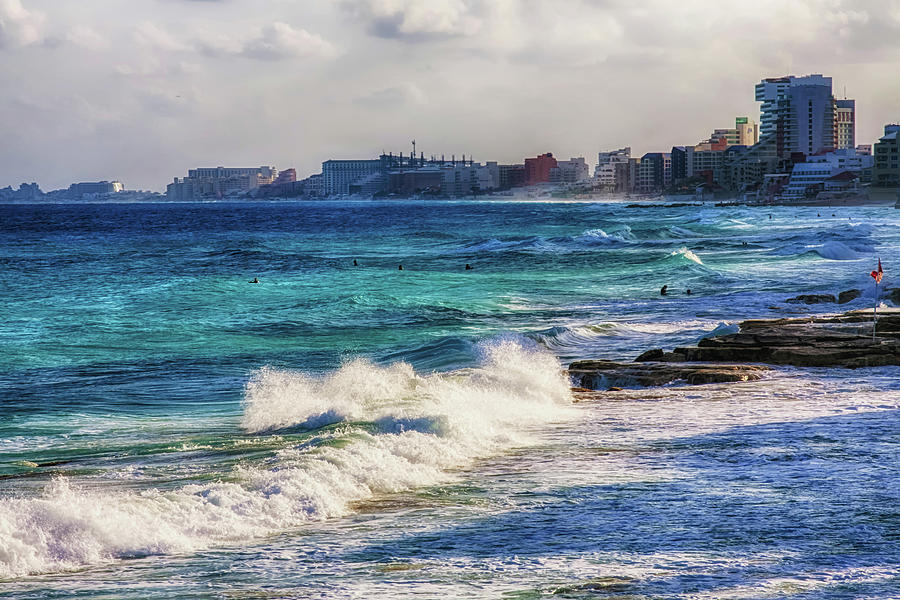 Atlantic Ocean in Cancun Photograph by Tatiana Travelways