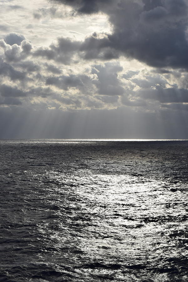 Atlantic Ocean Sun Ray I Photograph by Christey Merton