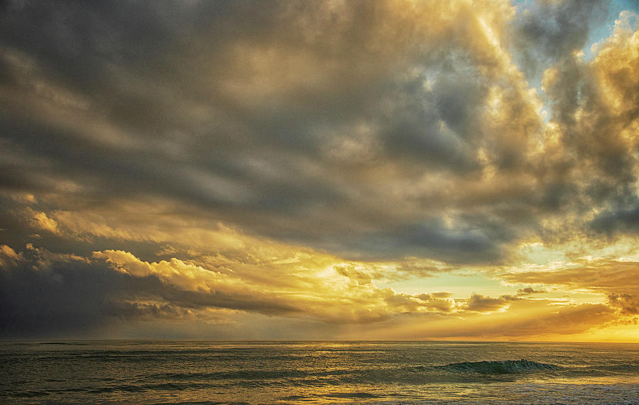 Atlantic Ocean Sunset - December 30 2022 Photograph by Bob Decker