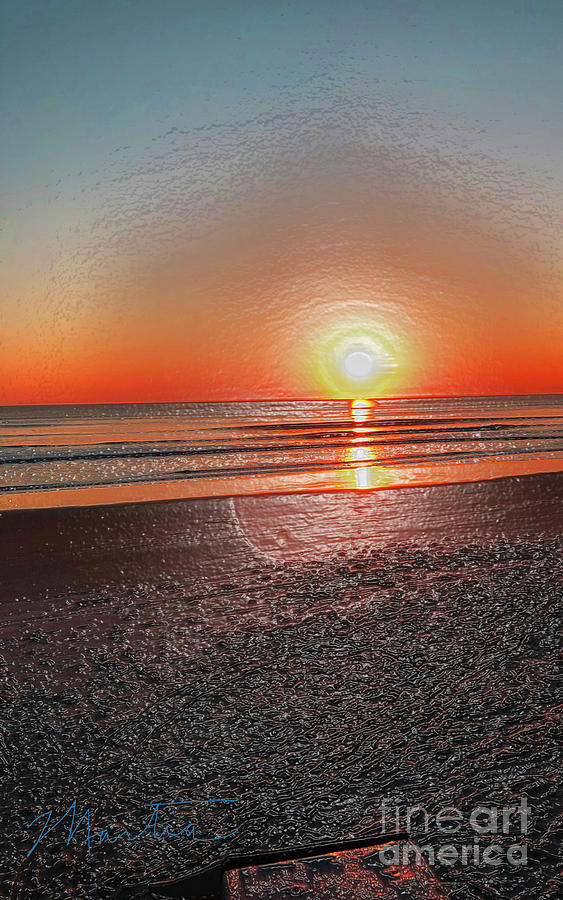 Atlantic Sunrise  Digital Art by Art Mantia