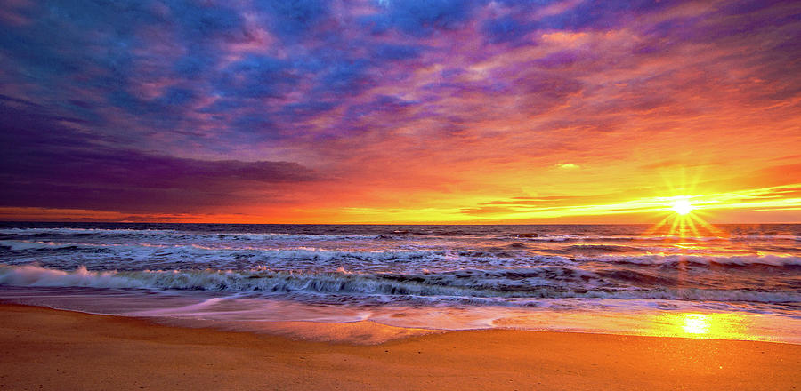 Atlantic Sunrise  Photograph by John Harding