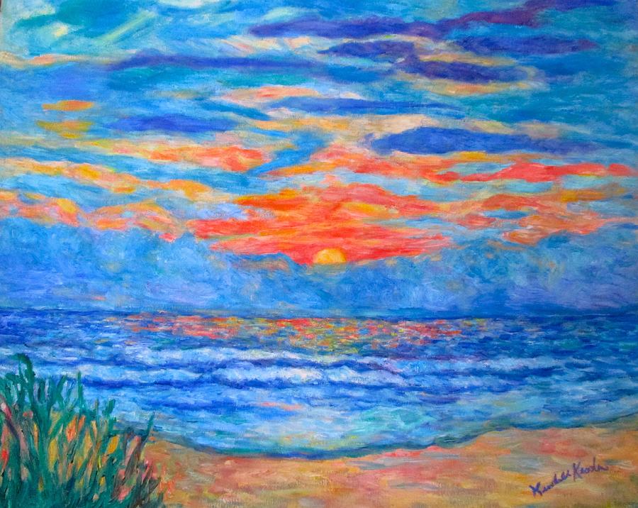 Atlantic Sunrise Painting by Kendall Kessler