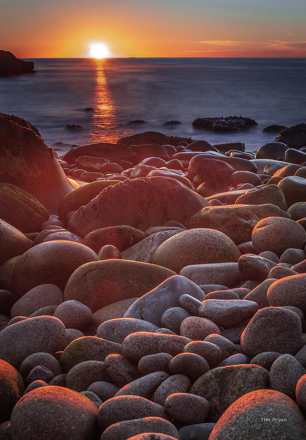 Acadia National Park Photograph - Atlantic Sunrise by Tim Bryan