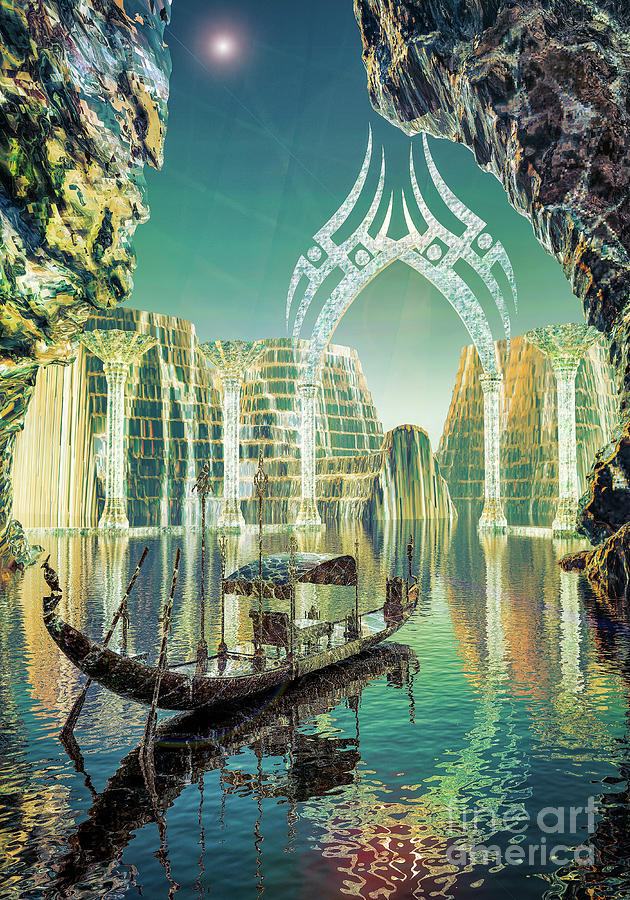 Atlantis Harbour Digital Art by Shadowlea Is