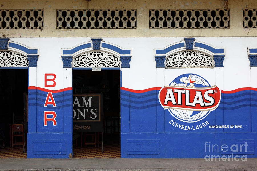 Architecture Photograph - Atlas Bar La Villa de Los Santos Panama by James Brunker