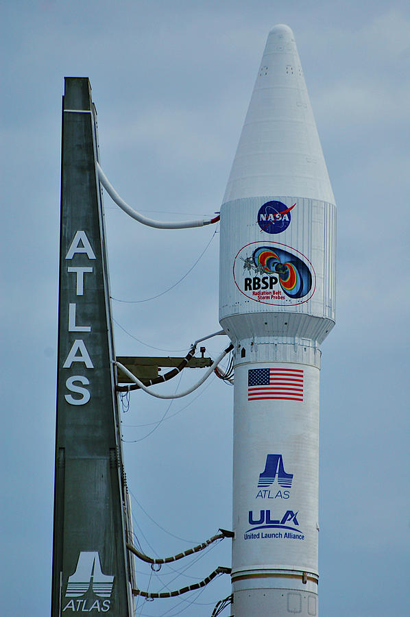 Atlas V with RBSP in Fairing Photograph by Heron And Fox