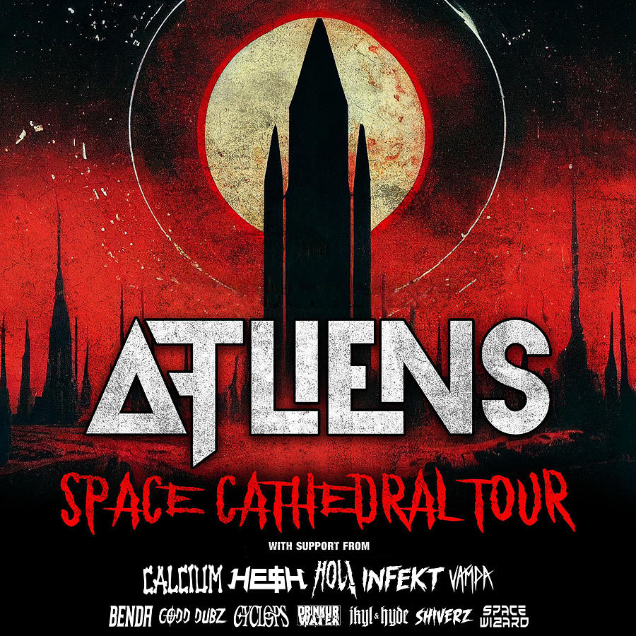 Atliens Space Cathedral Tour 2023 Sk78 Digital Art by Sarah Kusuma