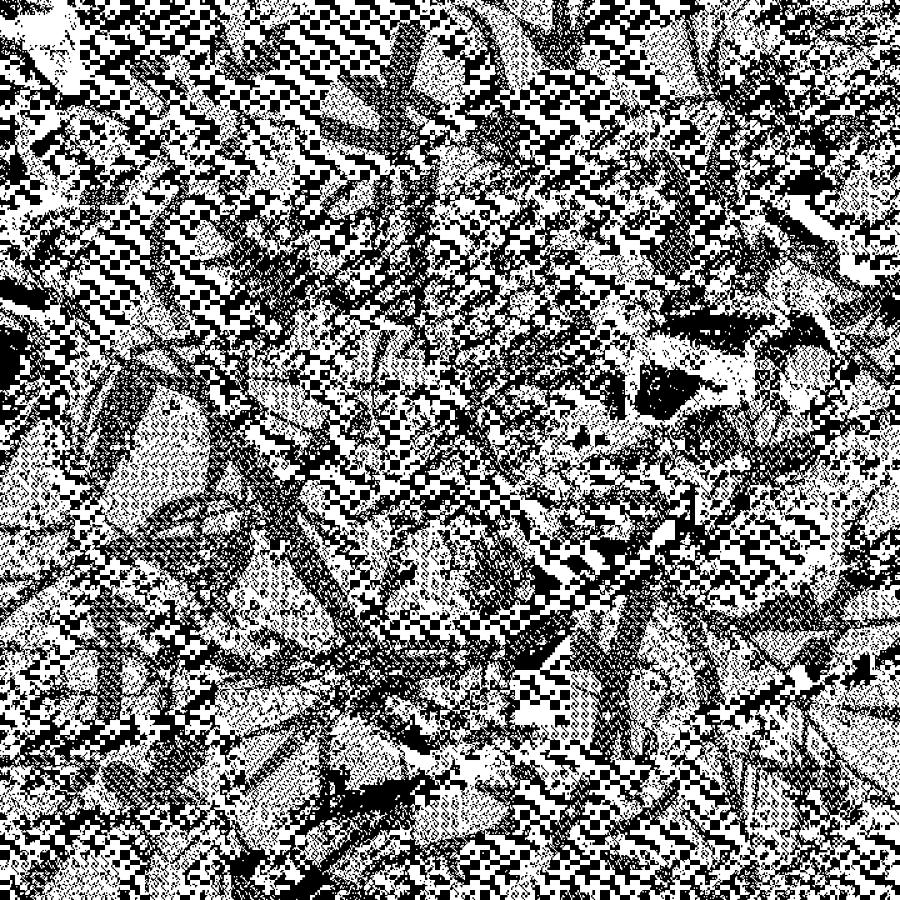 Atom Smashers Bw 018 Digital Art by Creation Chip Fine Art America