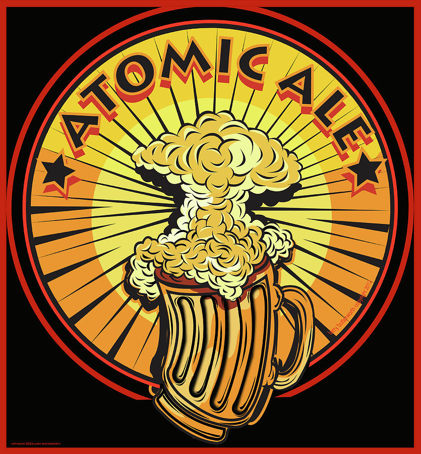 Atomic Ale Brewing Company Digital Art by Larry Butterworth