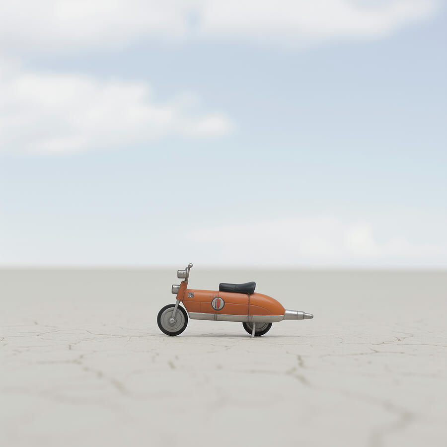 Atomic Toy Putt-Putt Rocket Cycle Digital Art by Yo Pedro