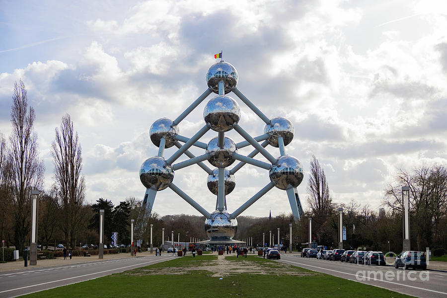 Atomium landscape Photograph by John Bottomley - Fine Art America