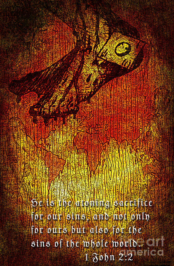 Atoning Sacrifice Mixed Media by Peter Millward - Pixels