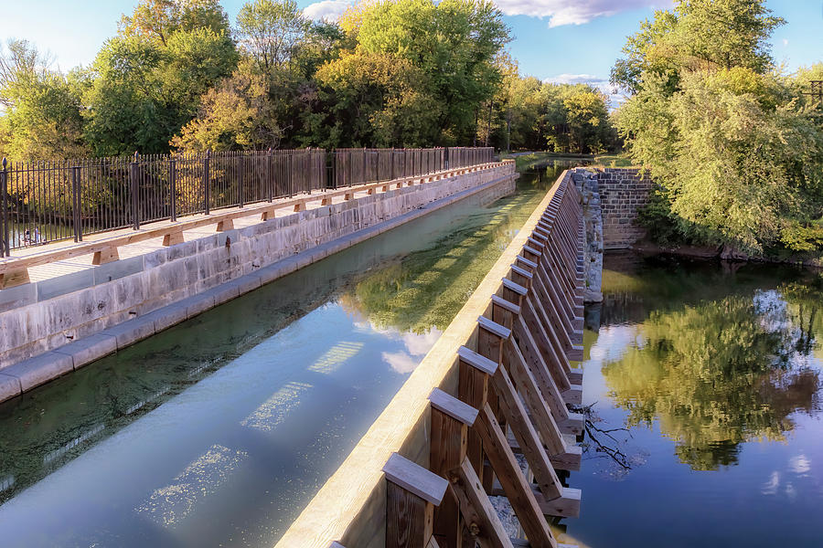 Atop the Conococheague Aqueduct Photograph by Susan Rissi Tregoning