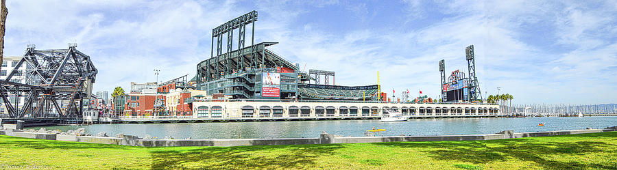 ATT Park Panoramic Photograph by Tommy Anderson