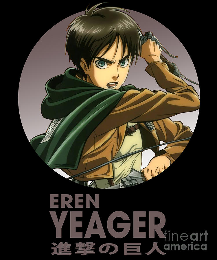 Attack On Titan Eren Anime Drawing by Anime Art - Pixels