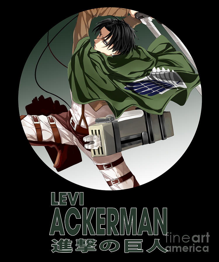 attack on titan art levi ackerman anime anime art