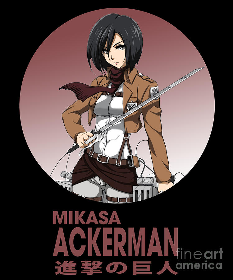 Attack On Titan Art Mikasa Ackerman Anime Drawing by Anime Art - Pixels