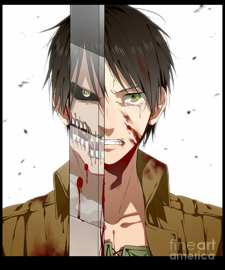 attack on titan eren titan drawing