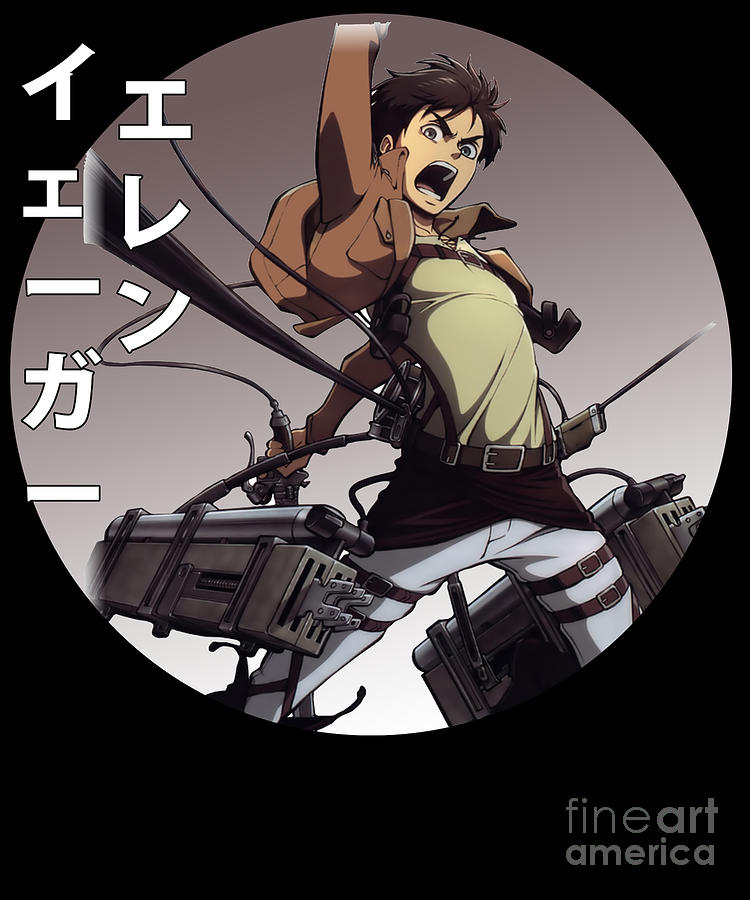 Attack On Titan Eren Anime Drawing by Anime Art - Pixels