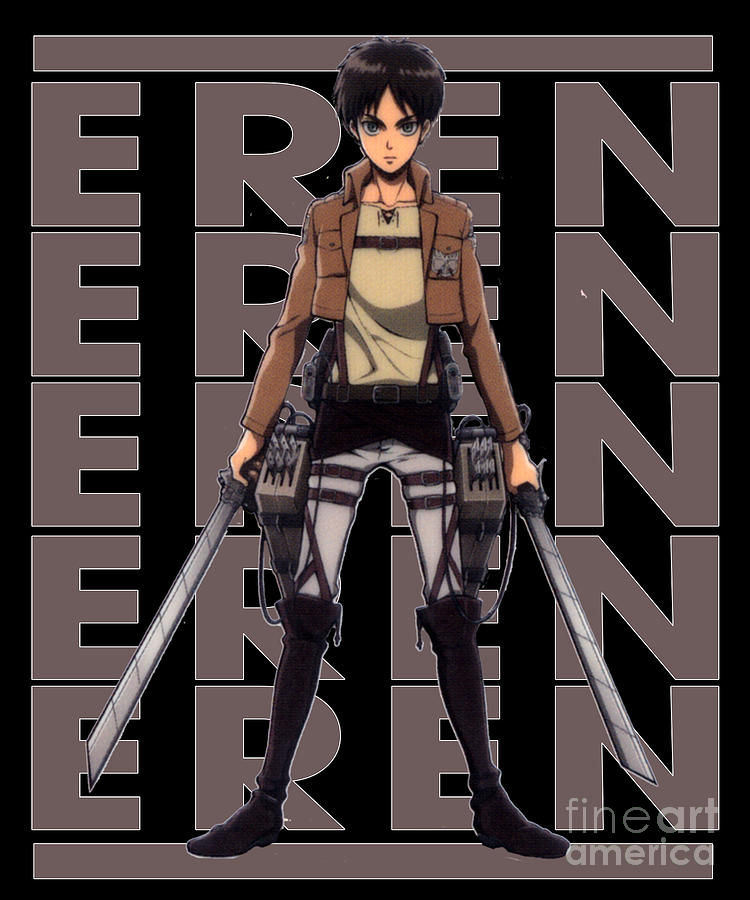 Attack On Titan Eren Anime Drawing by Anime Art - Pixels