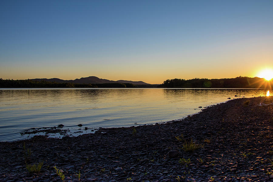 Attean Lake Sunset Photograph by Gerri Bigler