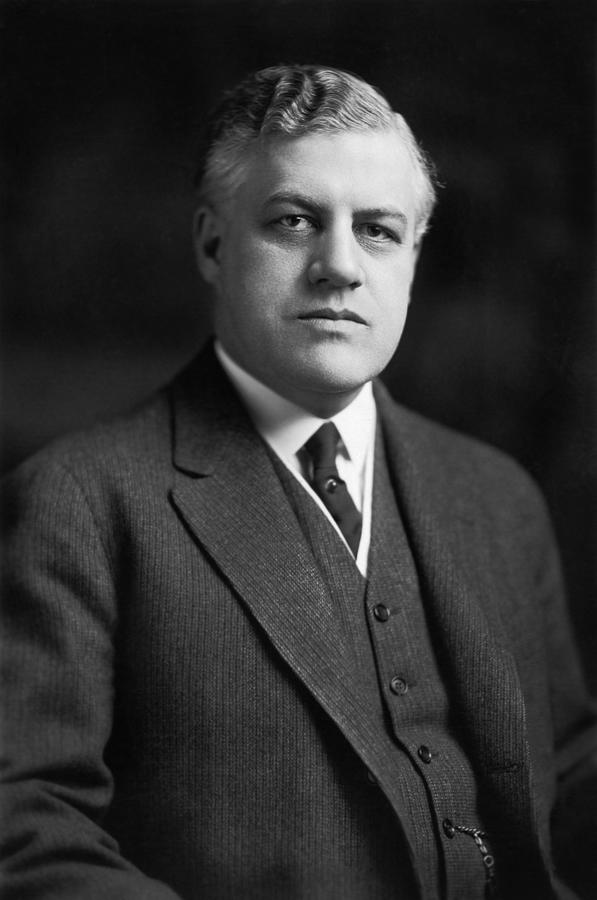 Attorney General Alexander Mitchell Palmer Portrait - 1919 Photograph by War Is Hell Store