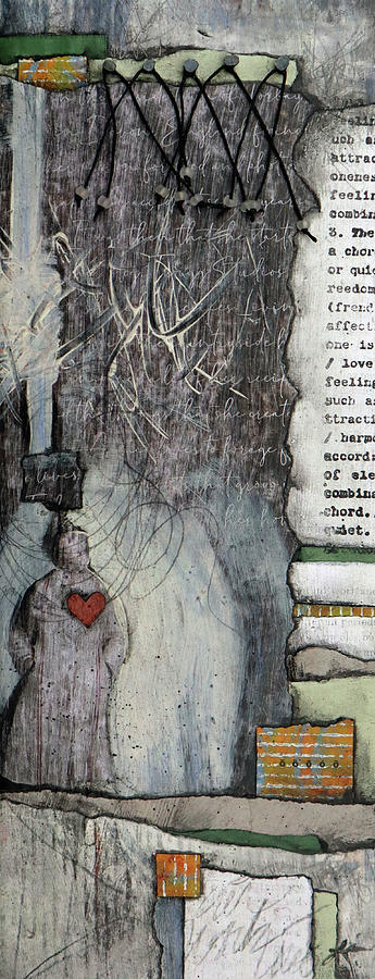 Words Mixed Media - Attractive Love  by Laura Lein-Svencner