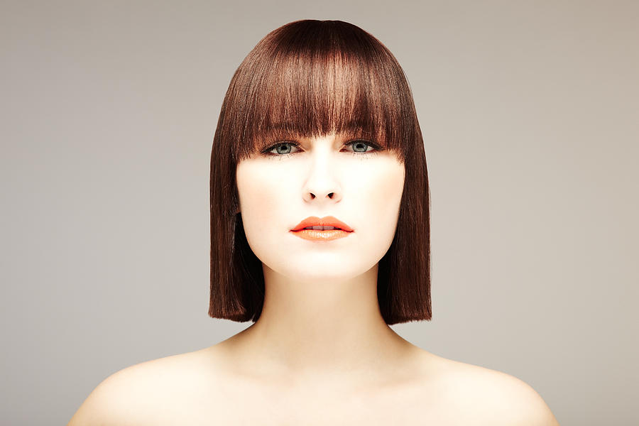 Attractive Young Woman with Bob Haircut Photograph by GSPictures