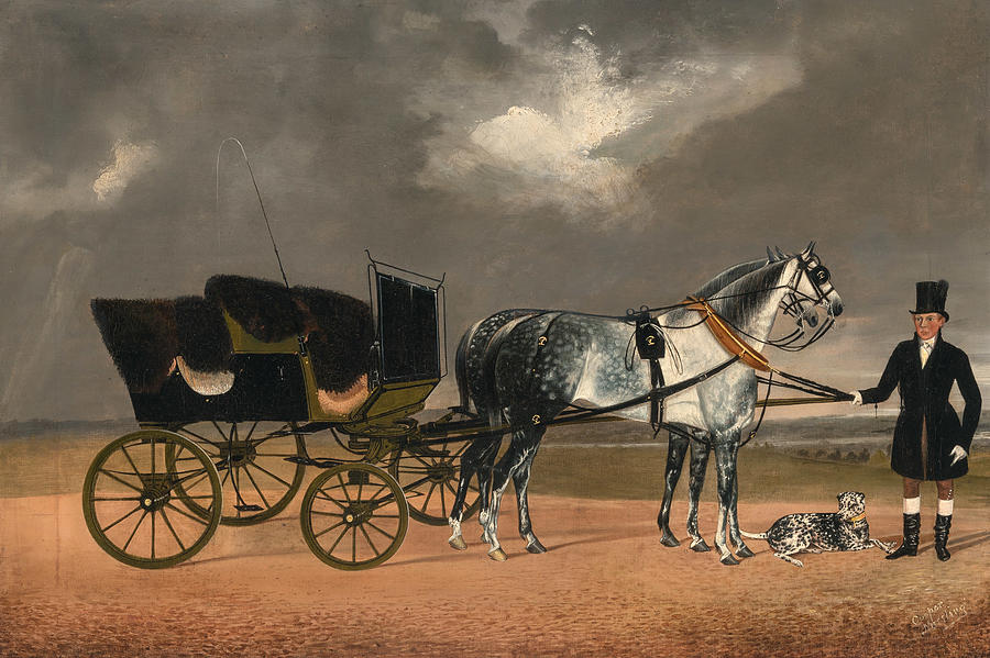 Attributed to W. S. Cooper British, 19th Century Carriage and Groom ...