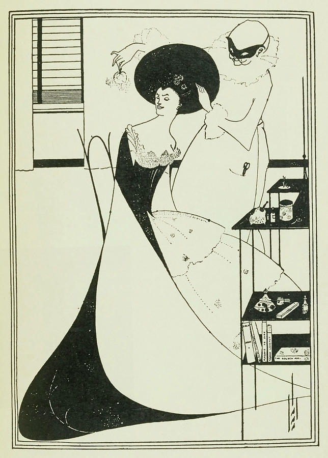 AUBREY BEARDSLEY Oscar Wilde The Toilette of Salome 1 Drawing by Mark ...